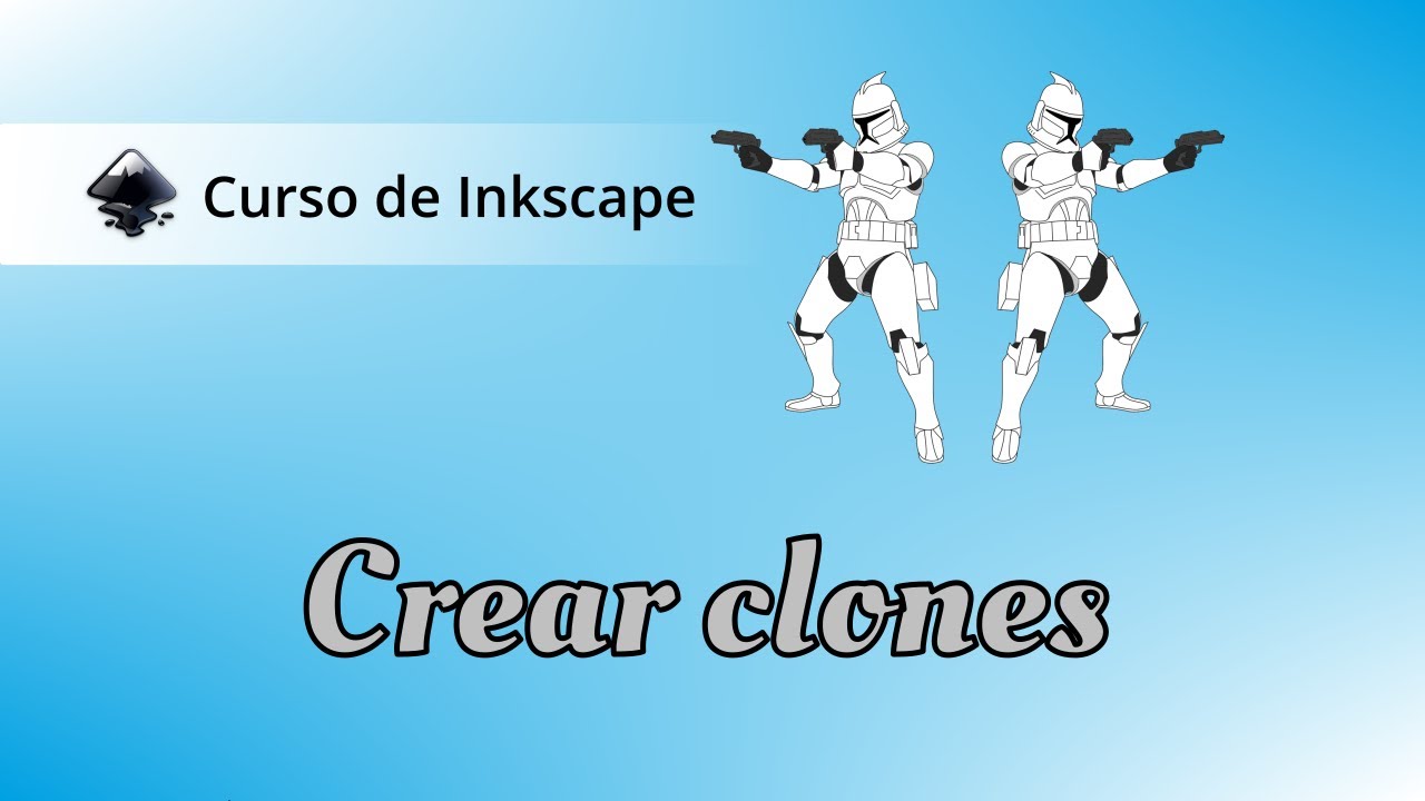 Crear clones en Inkscape