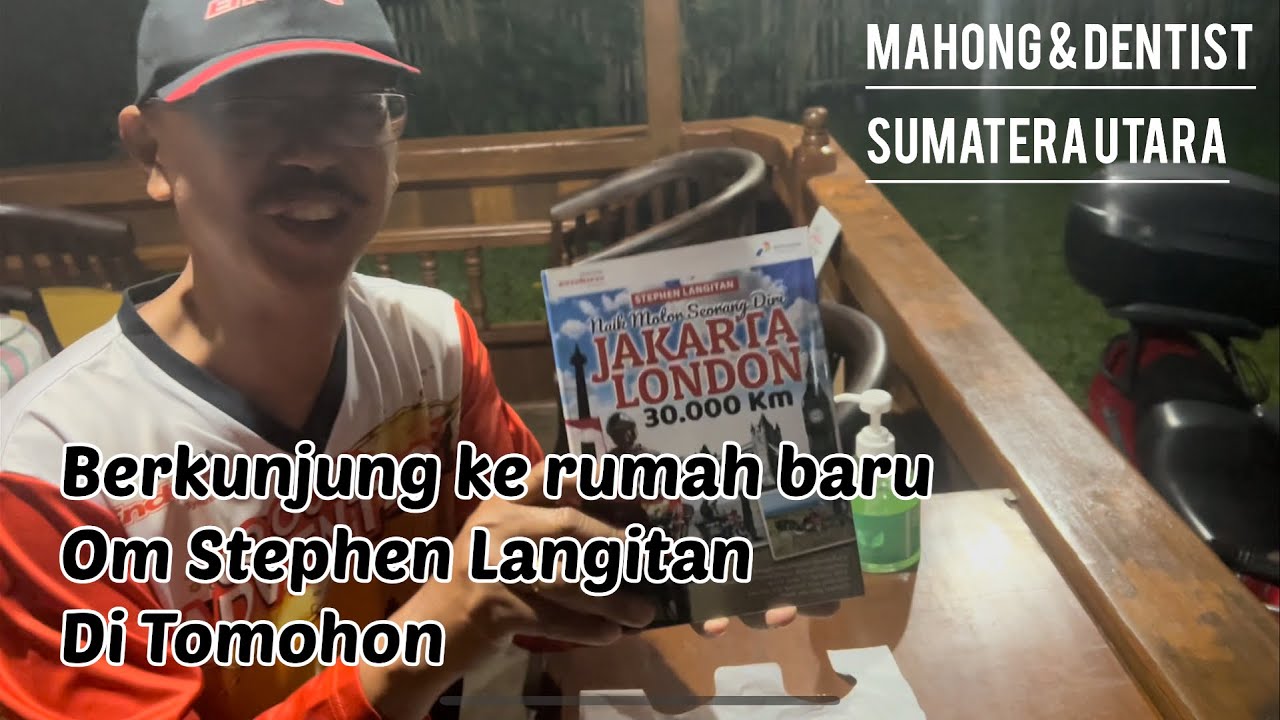 Berkunjung ke rumah Baru Om Stephen langitan di Tomohon (Solo ride Jakarta-London)