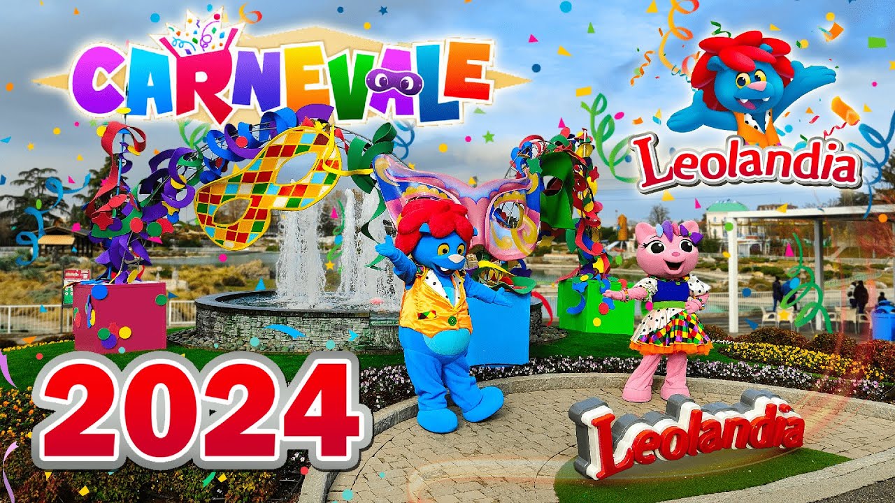 TUTTO il CARNEVALE di LEOLANDIA 2024 - ATTRAZIONI, SHOW E TANTI CORIANDOLI!