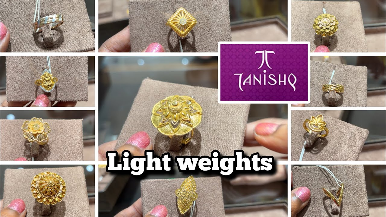 #2026 Tanishq Light weights Gold Rings designs with price | Tanishq Latest Gold Ring design |Tanishq