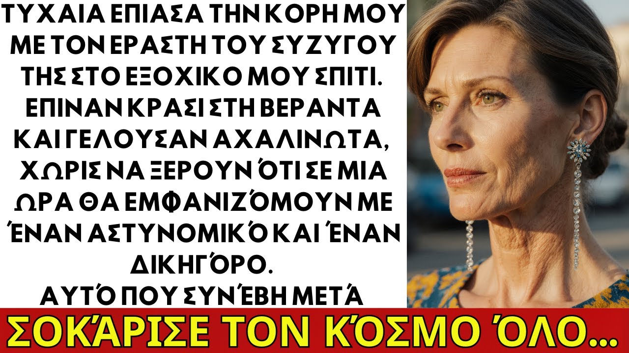 Πιάστηκα κατά λάθος τον σύζυγο της κόρης μου με την ερωμένη του στο εξοχικό μου.