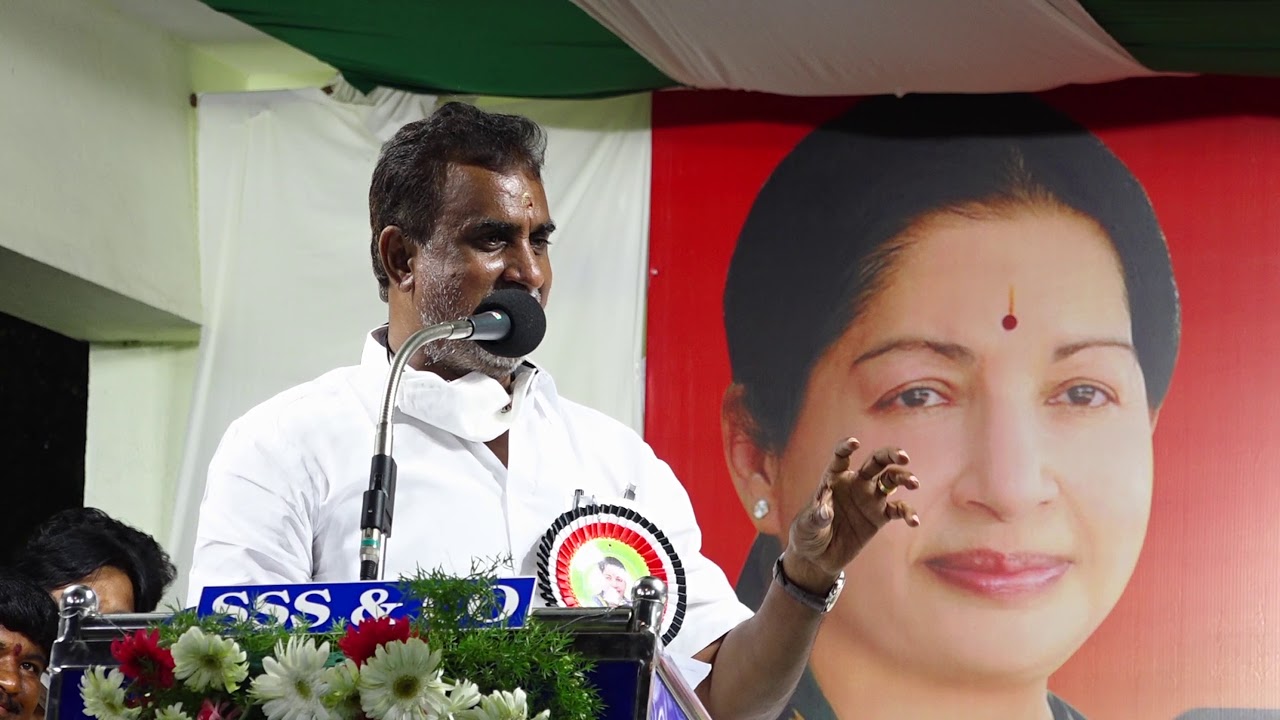 Minister SP Velumani Speech Thondamuthur Election Campaign 03 01 2021