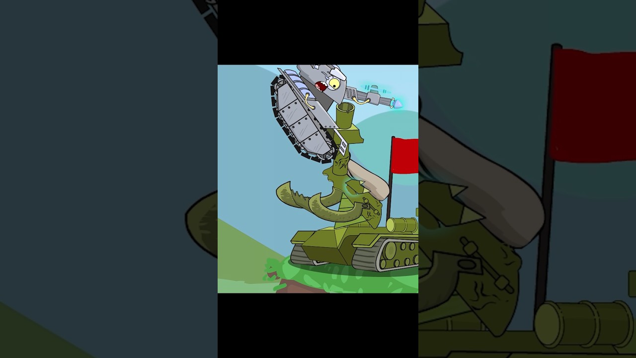 ЗЛЫЕ ТАНКИ! #homeanimations #cartoon #animation #tank #shorts #танк