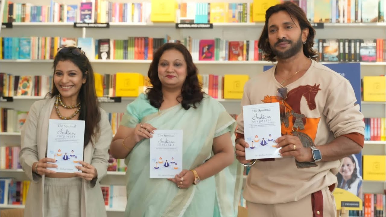 Book Launch "The Spiritual Indian Corporate" By Anshul Gupta. Guest -Terence Lewis. Host Harry Anand