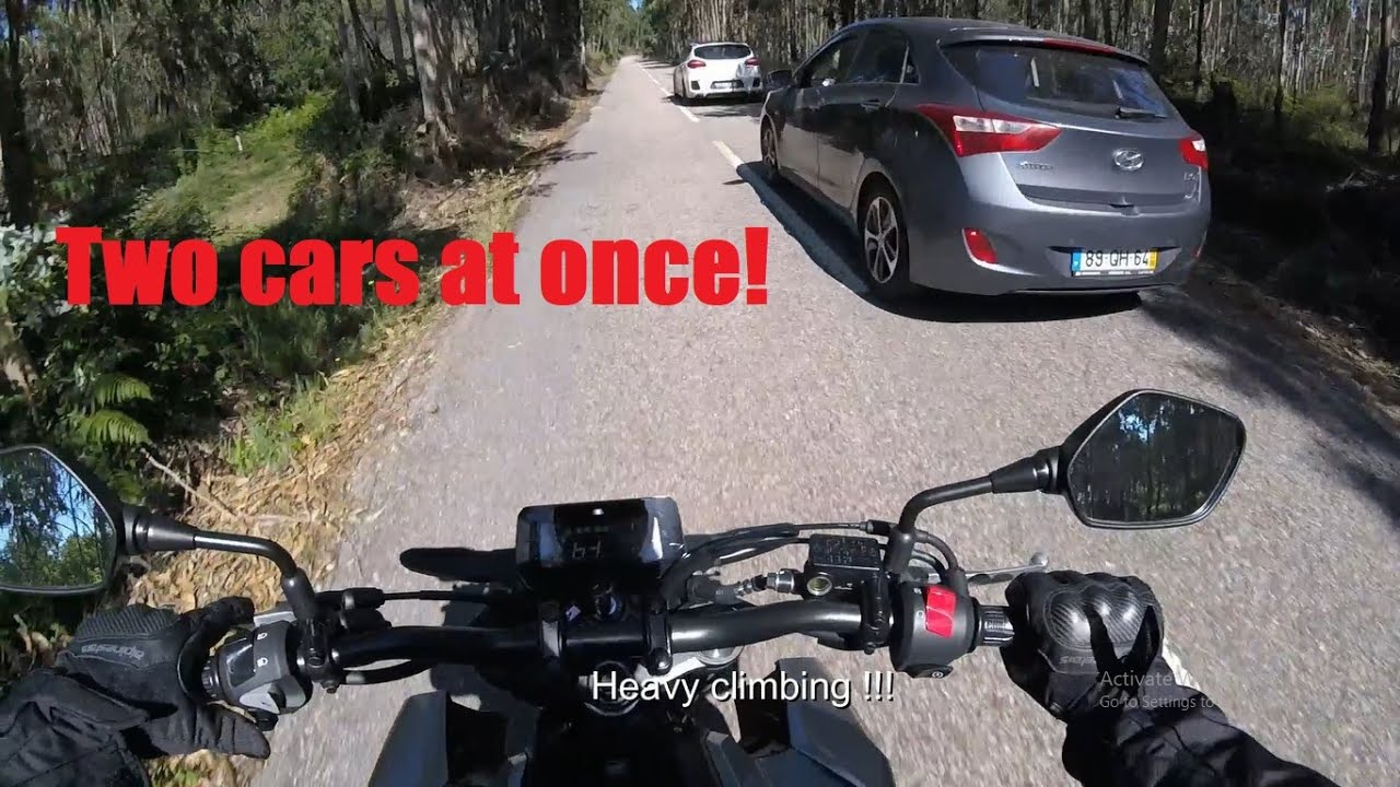 Honda CB125R 2021 - Ride in Portugal 8 - Speeding into mountains #MOTOVLOG