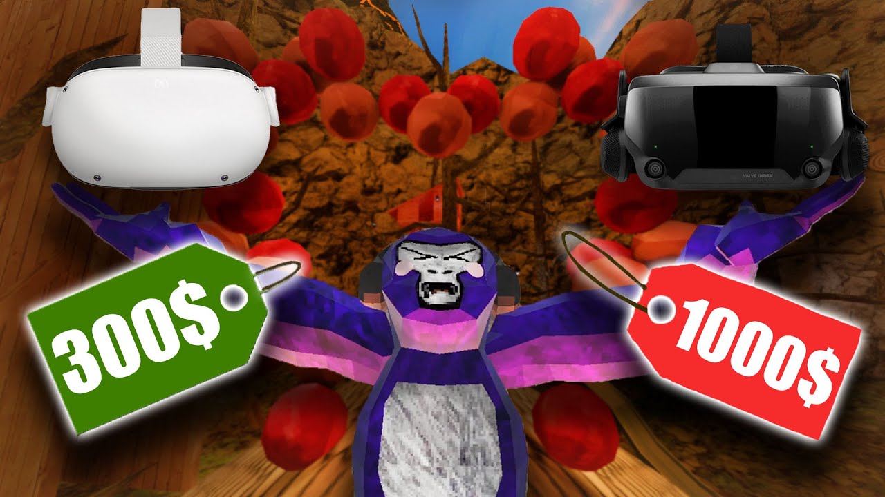 Oculus Quest 2 против Valve Index: что лучше? | Gorilla Tag VR