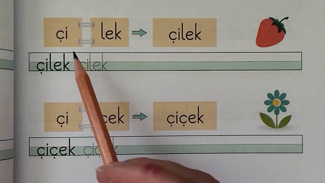1. sınıf ilkokuma yazma kitabı 2. kitap sayfa 96-106 &ccedil;-&Ccedil; sesini &ouml;ğreniyoruz.