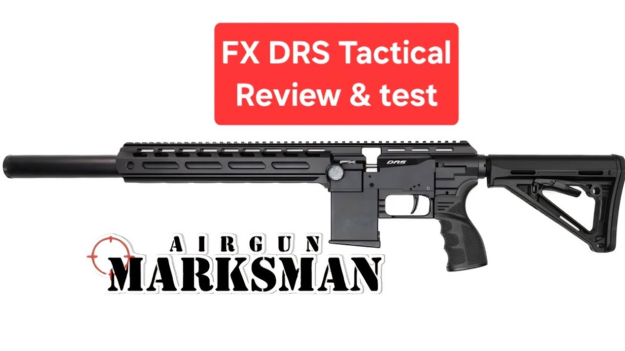 FX DRS TACTICAL AIRGUN REVIEW, SUB 12 .22     ON OUR 100M RANGE.