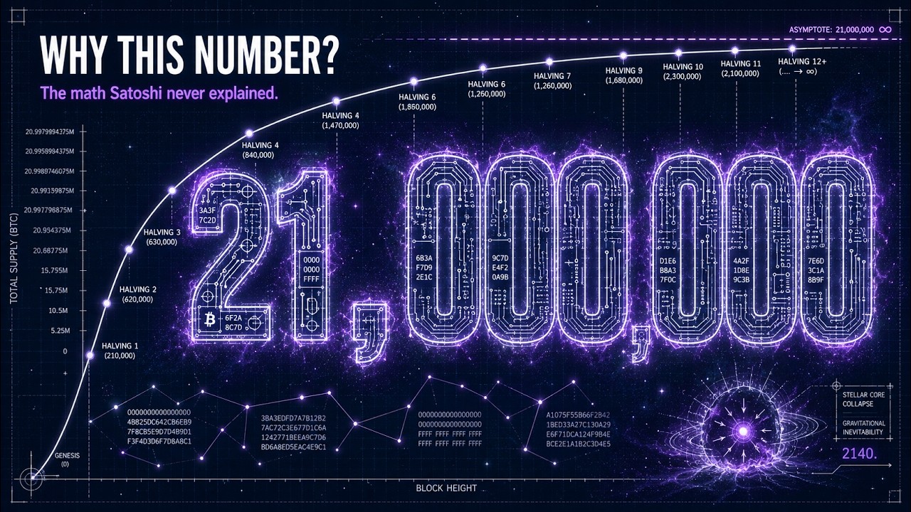 Why 21 Million? The Math Behind Bitcoin's Supply Cap
