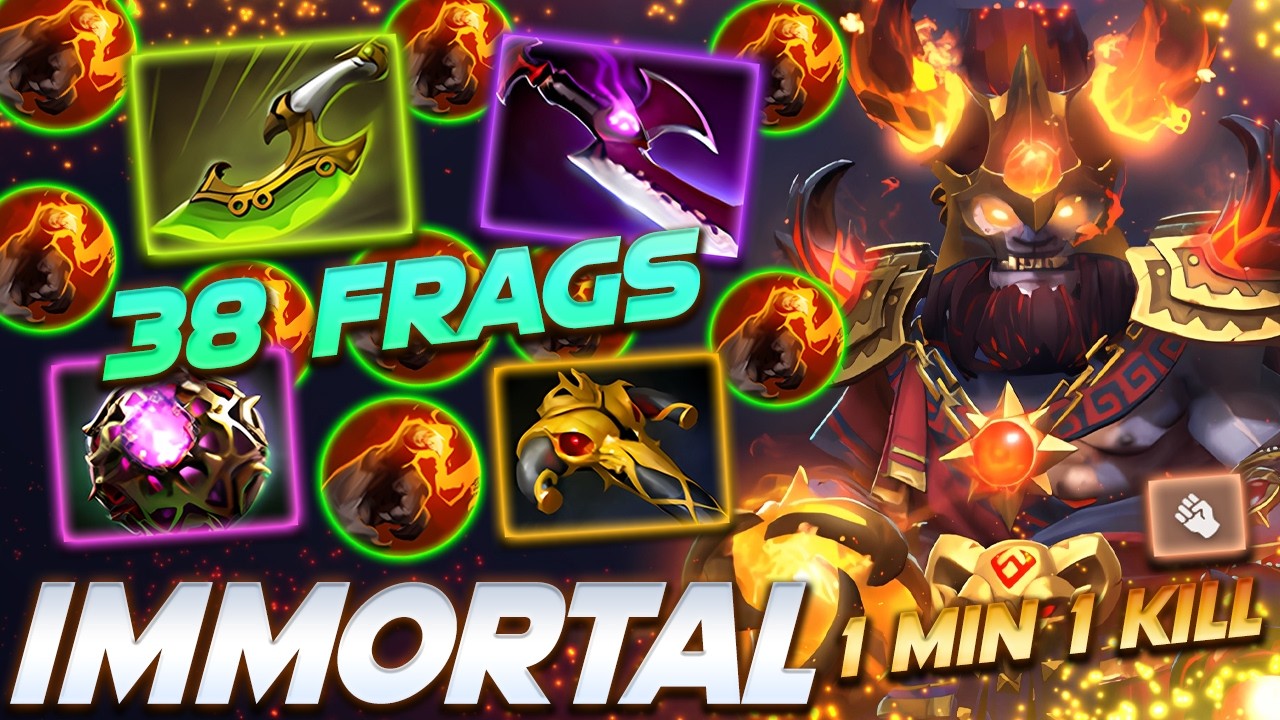 LION 38 FRAGS - 1 min 1 kill - Dota 2 Pro Gameplay [Watch & Learn]