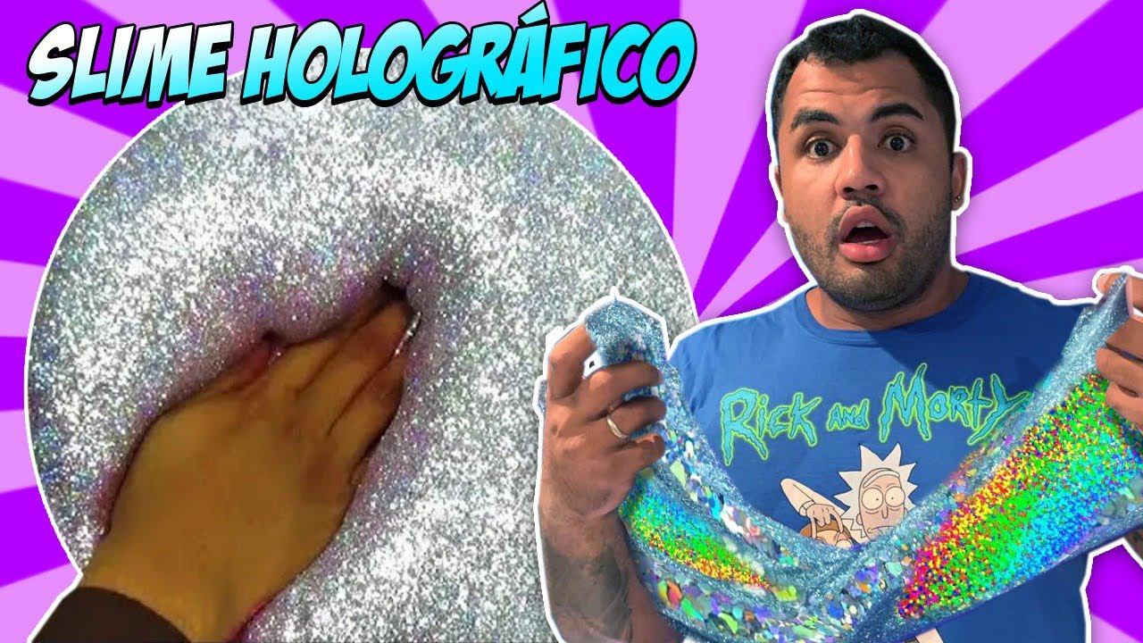TESTANDO SLIME HOLOGRÁFICO DOS ESTADOS UNIDOS