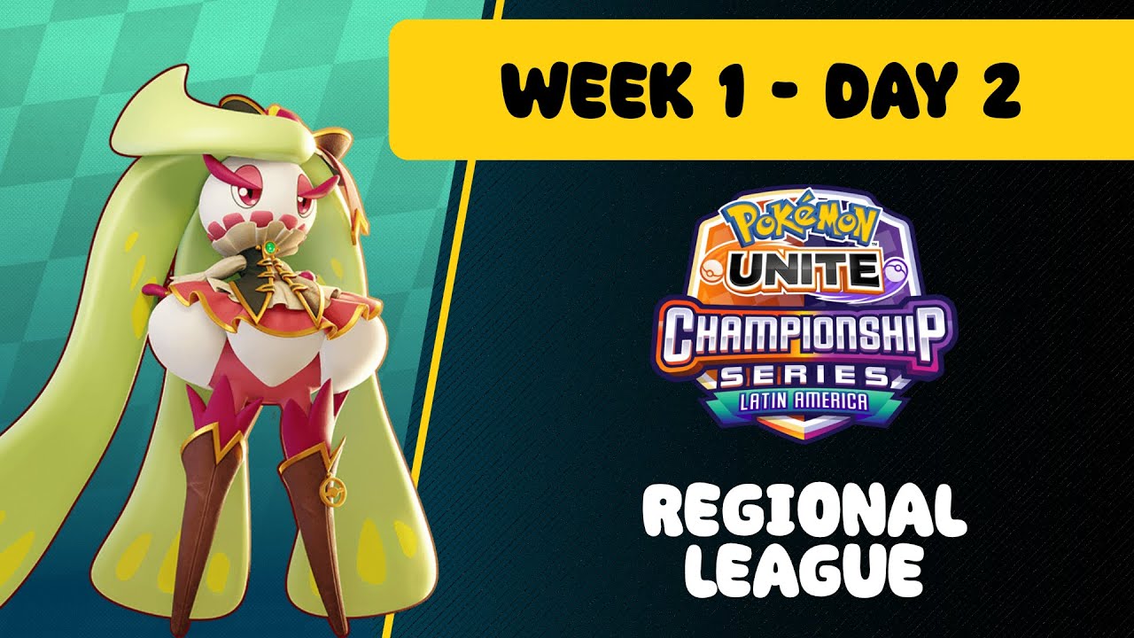 LIGA REGIONAL Pokemon UNITE ✨ LATAM EUROPA NA ✨ 2° SEMANA ✨DÍA 1  !bracket ✨ - @cutounite