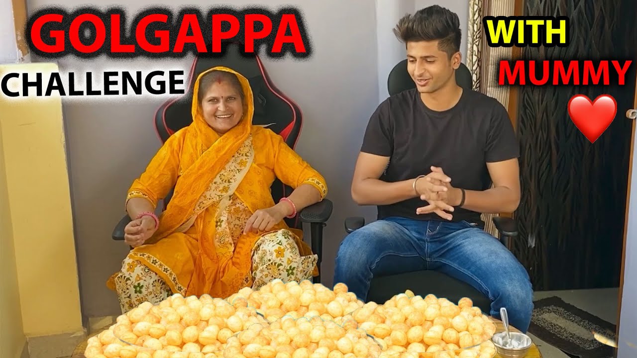 GOLGAPPA CHALLENGE WITH MUMMY 🔥 !! RAJAT PAWAR