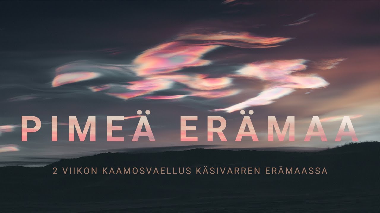 Pimeän erämaan halki - 2 viikon kaamosvaellus Käsivarren erämaassa