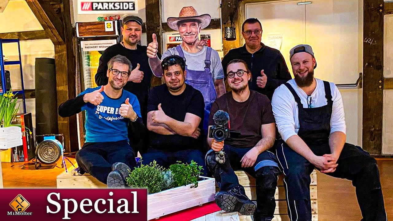 Heimwerken mit Holz - unser Besuch auf dem Lidl Island - mit (ohne) Konny Reimann?