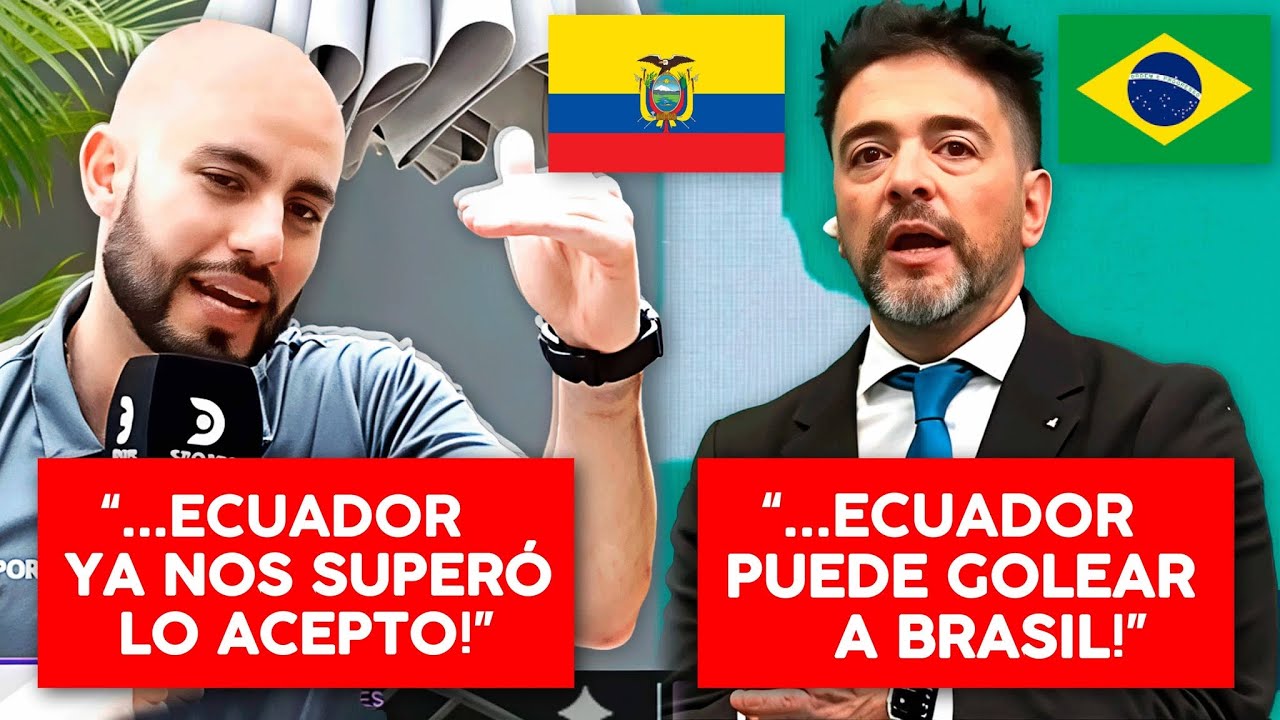 TREMENDO DEBATE! prensa Internacional ANALIZA el partido de ECUADOR y BRASIL 