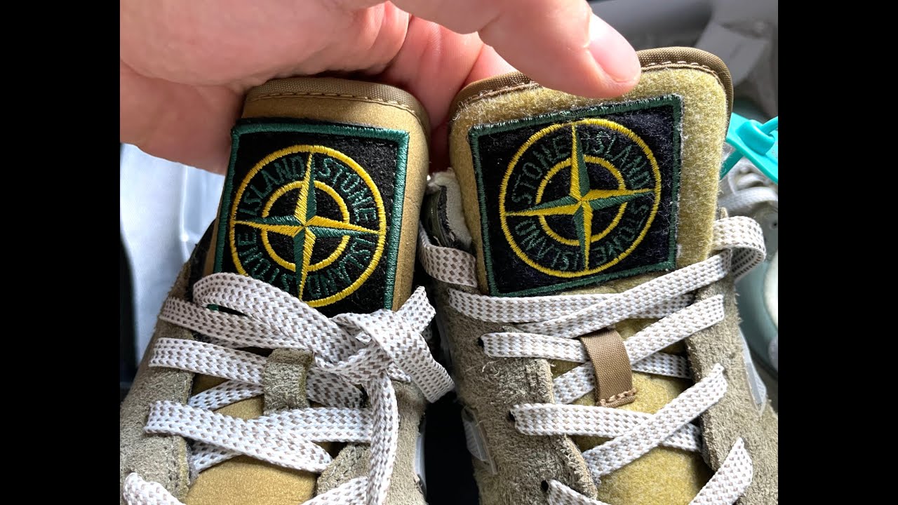 Сравниваю оригинальные с поддельными кроссовки Stone Island x New Balance 574