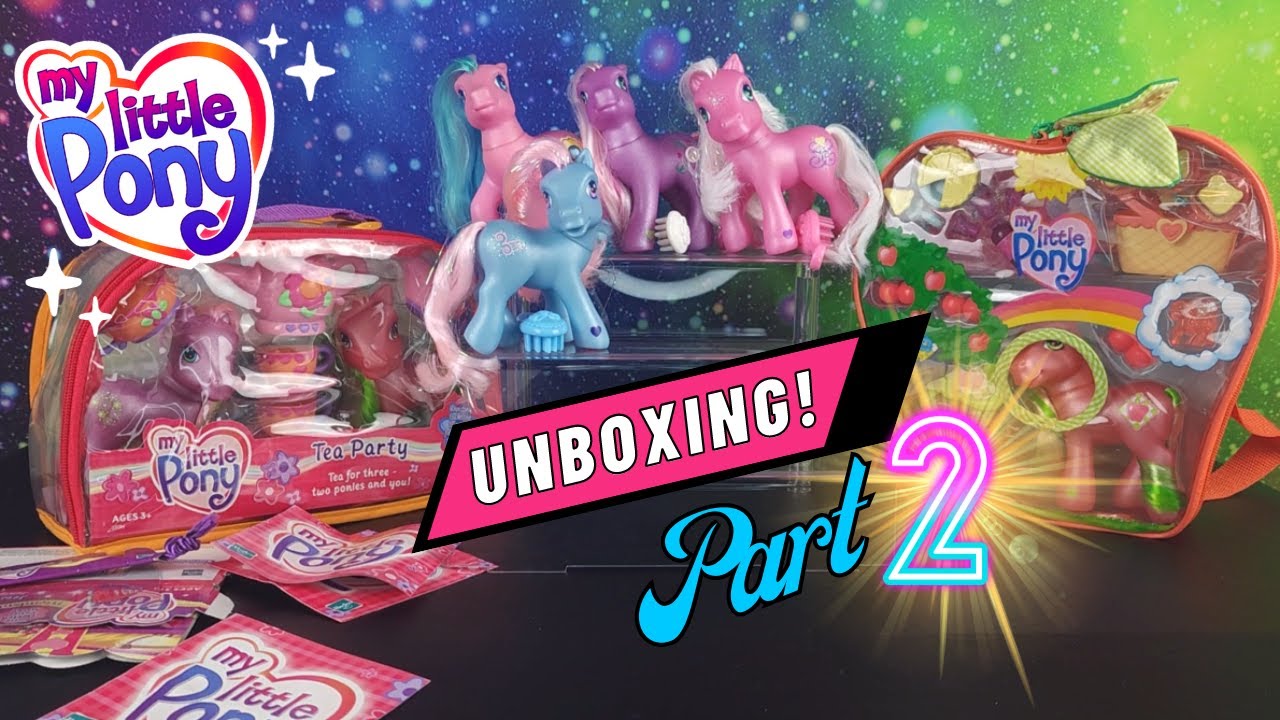 Rediscovering the Nostalgia: Part 2 Unboxing My Childhood My Little Pony G3 Collection! #friendchip
