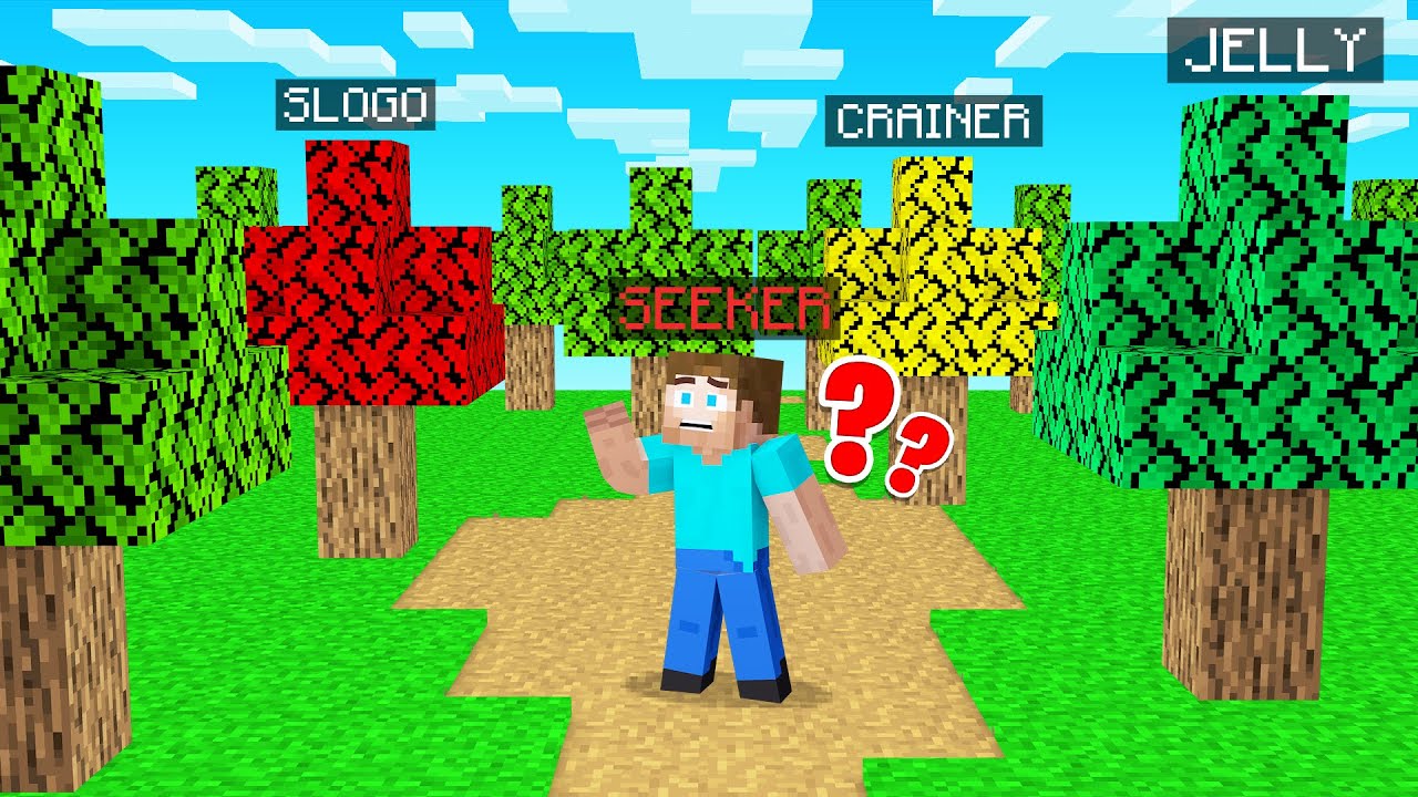 HIDING As A GIANT TREE In Hide And Seek! (Minecraft)