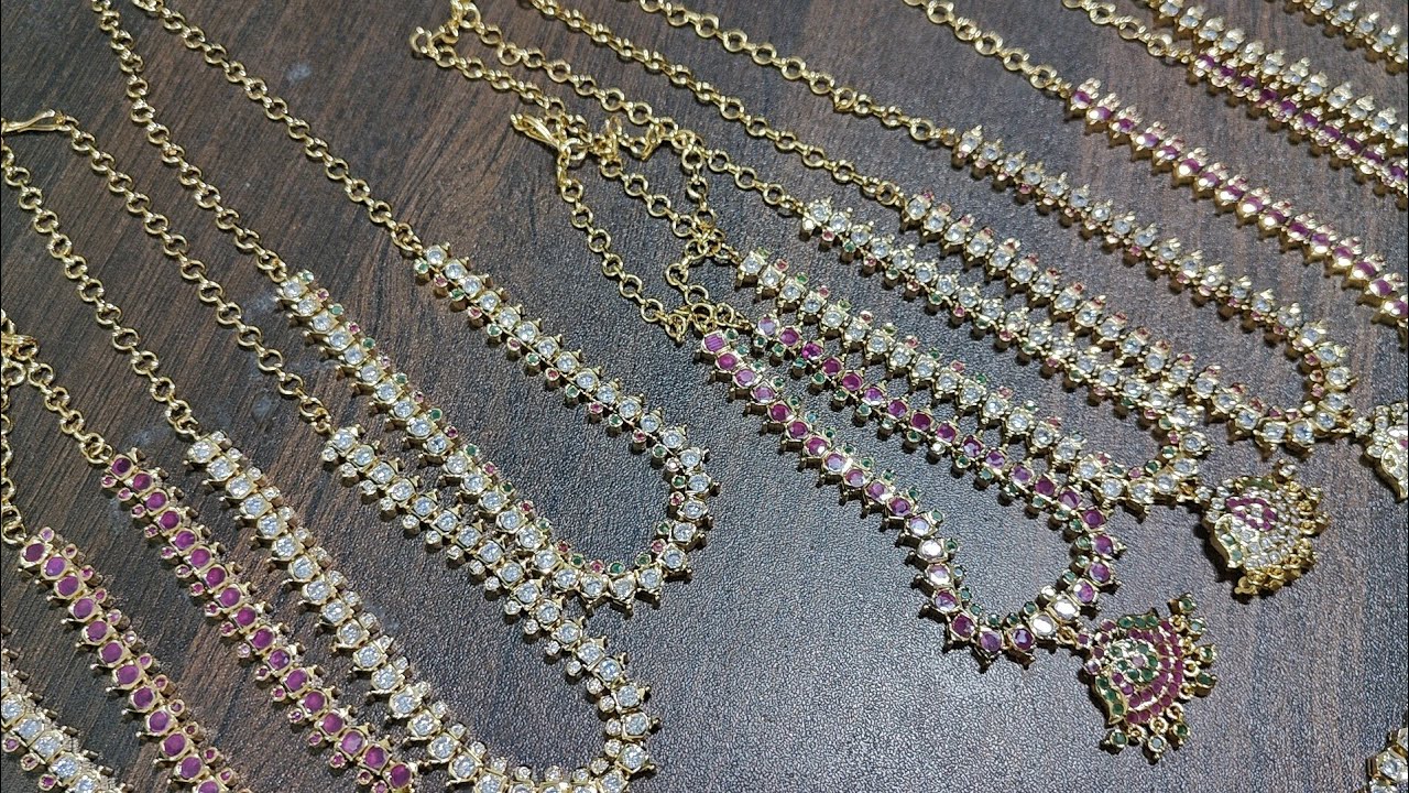 #Panchaloham #necklace #newmodel  #diamondreplica #trending #6369807068 #9080361160