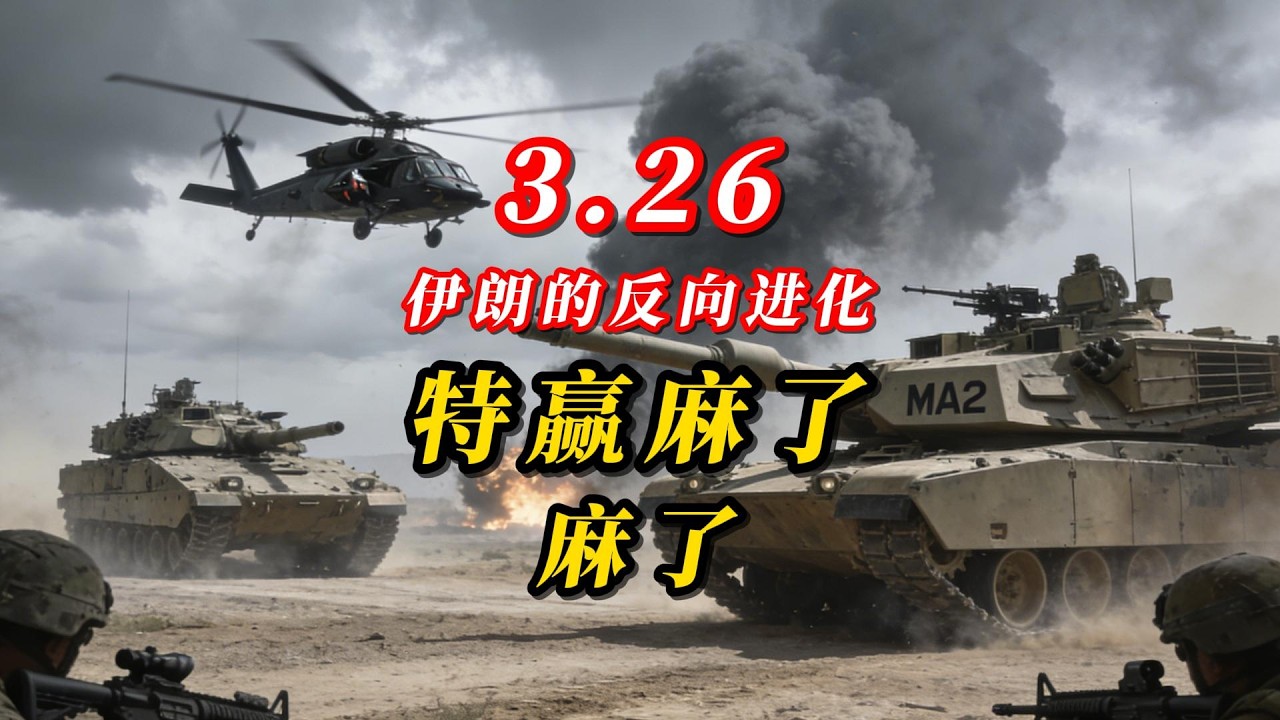 3.26 伊朗的反向进化！特赢麻了！麻了！