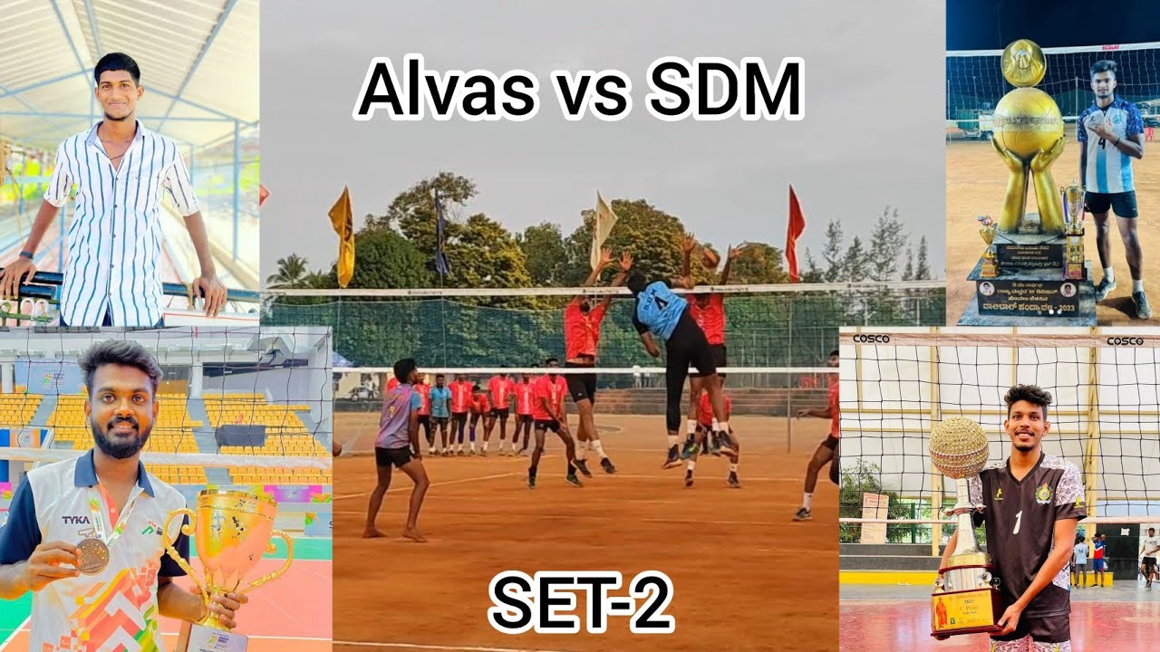 ALVAS vs SDM | FINAL |SET-2 | Magical Setter JESWIN✨ SAYED VEERA MANU | #volleyball #volleyballworld