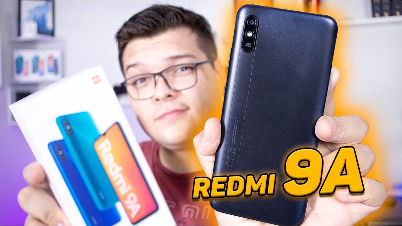 Olha ele! REDMI 9A - O XIAOMI MAIS BARATO DE 2020! VALE A PENA? Unboxing e Primeiras Impressões