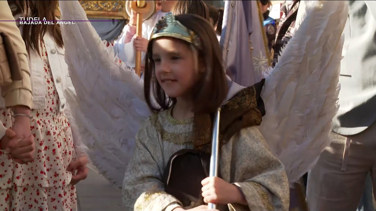 El Ángel de Tudela anuncia la resurrección de Jesús
