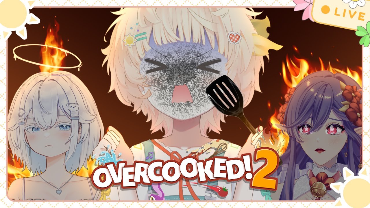 ENGLISH STREAM【Overcooked 2 】LET ME COOK, CHAT! (do NOT. -M-san) #vtuberid