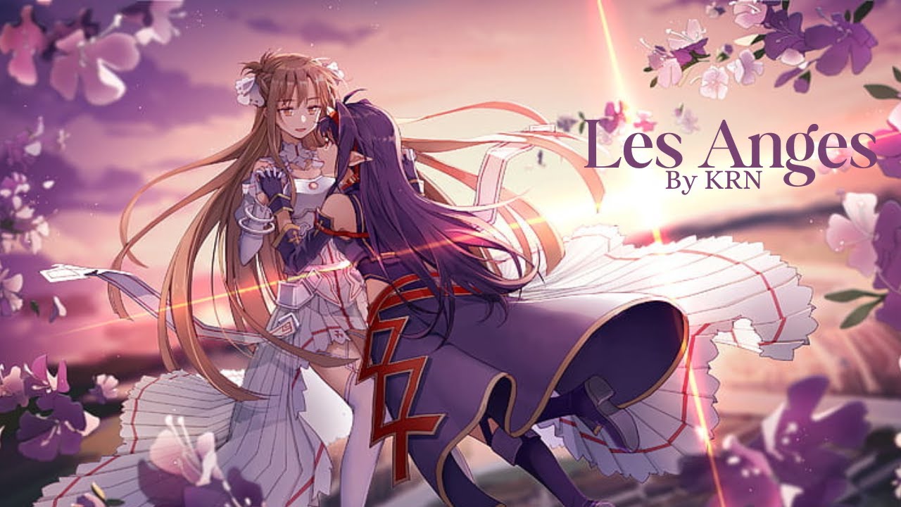 🌸Nightcore/AMV🌸-Les anges-Lyrics