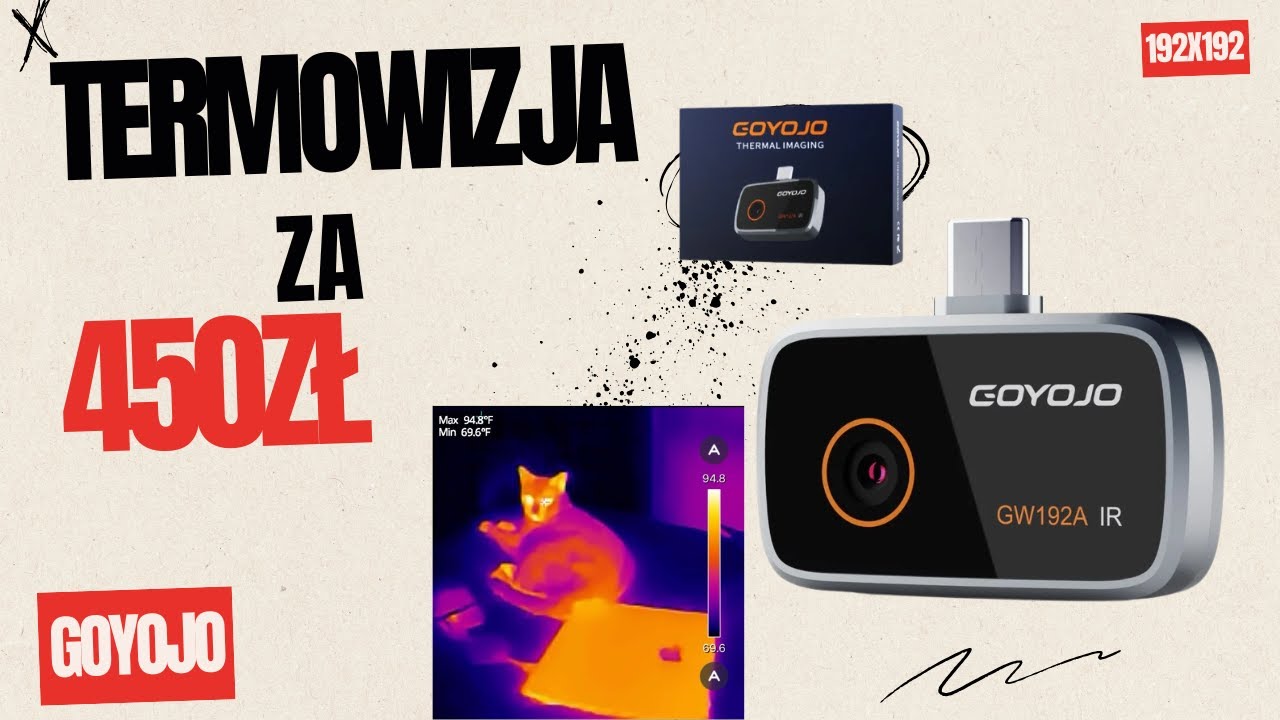 📱Potrzebujesz Termowizje? mam cos dla ciebie - GOYOJO GW192A 🔥