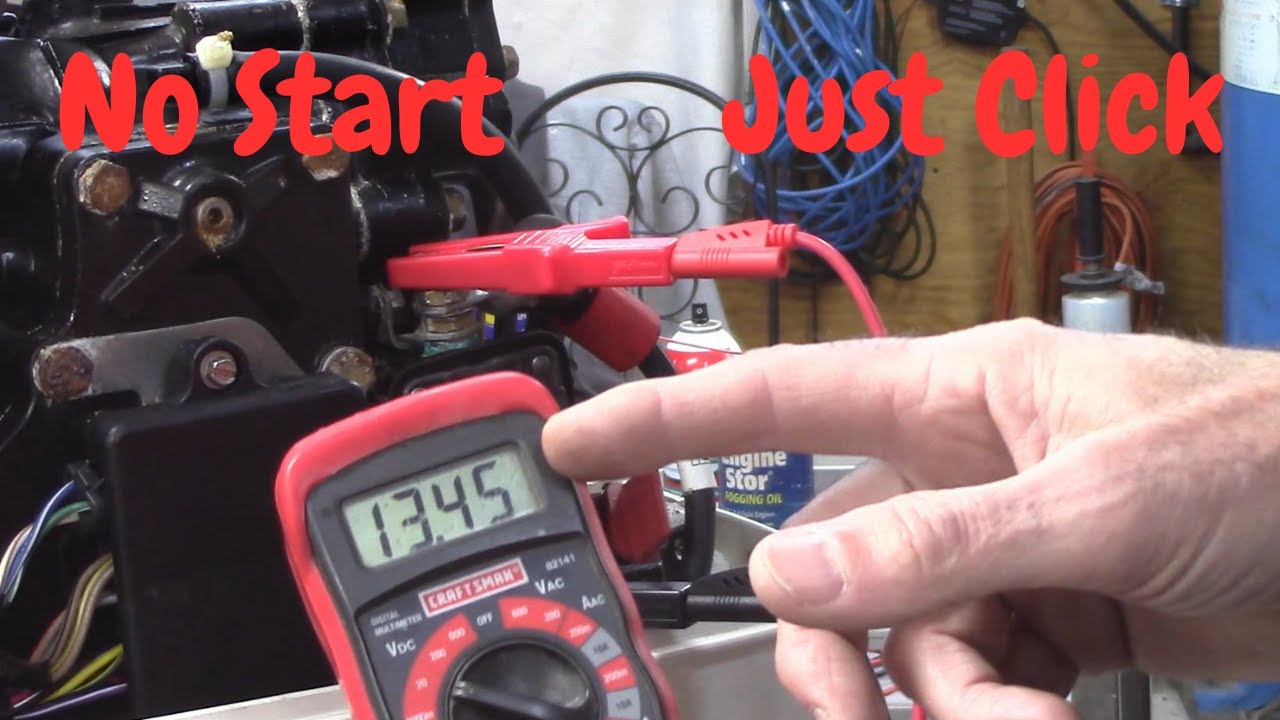 Starter Motor Doesn't Turn Over, Just Clicks