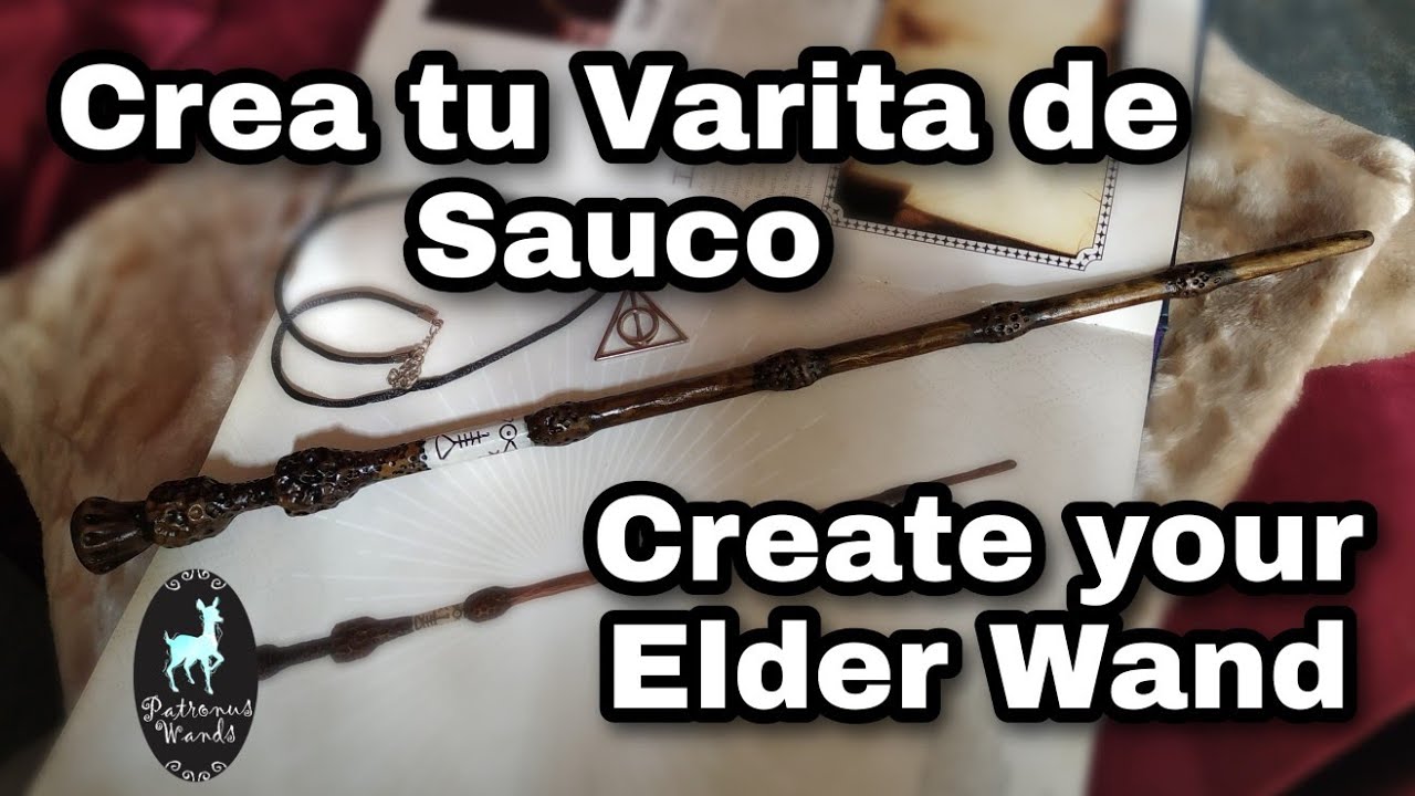 CREA tu propia VARITA de SAUCO! | PATRONUS WANDS