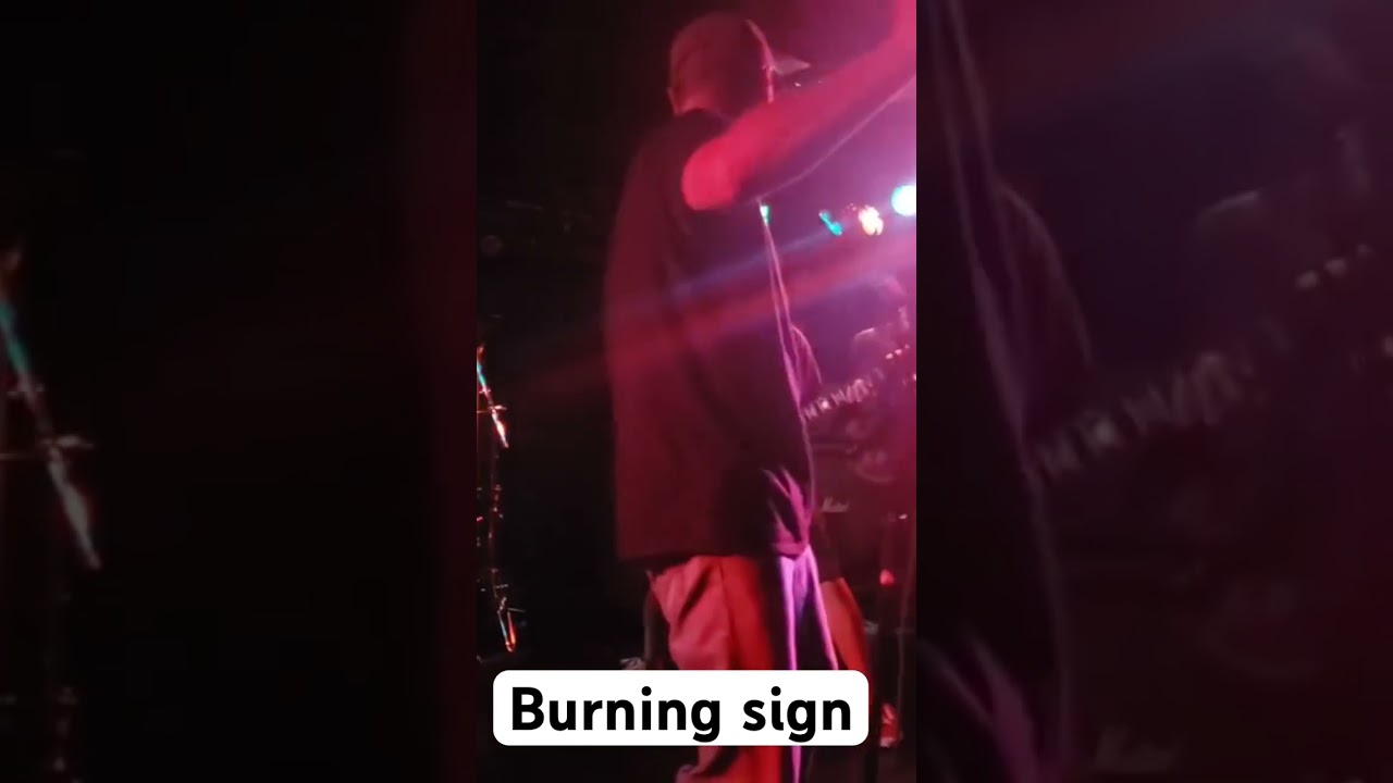 Burning sign - Shin Okubo - 2023/9/10 