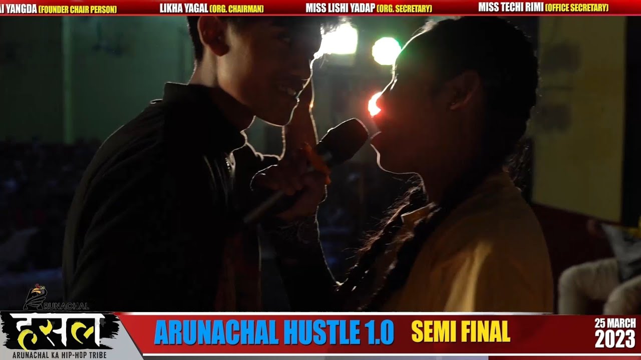 LK BRO VIBES VS TAG RUSHI || SEMI-FINALE RAP BATTLE || ARUNACHAL HUSTLE 1.0