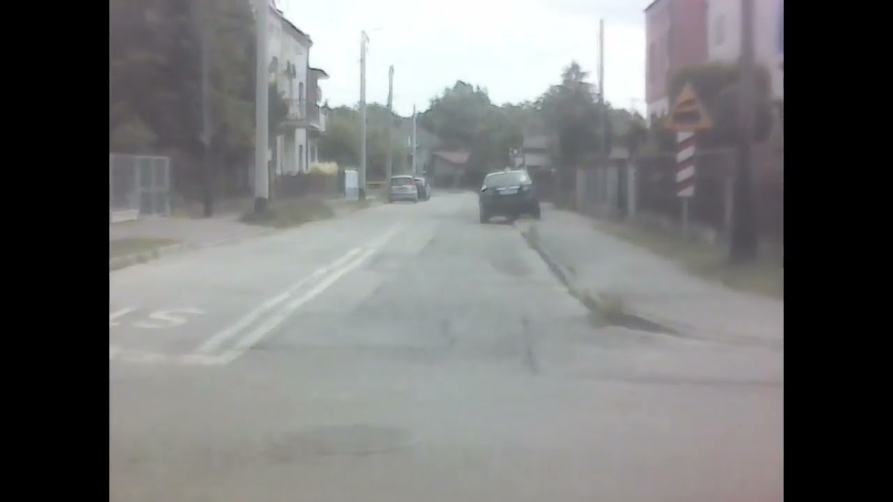 Zawiercie; przykładowa trasa w okolicy ul. Pomorskiej