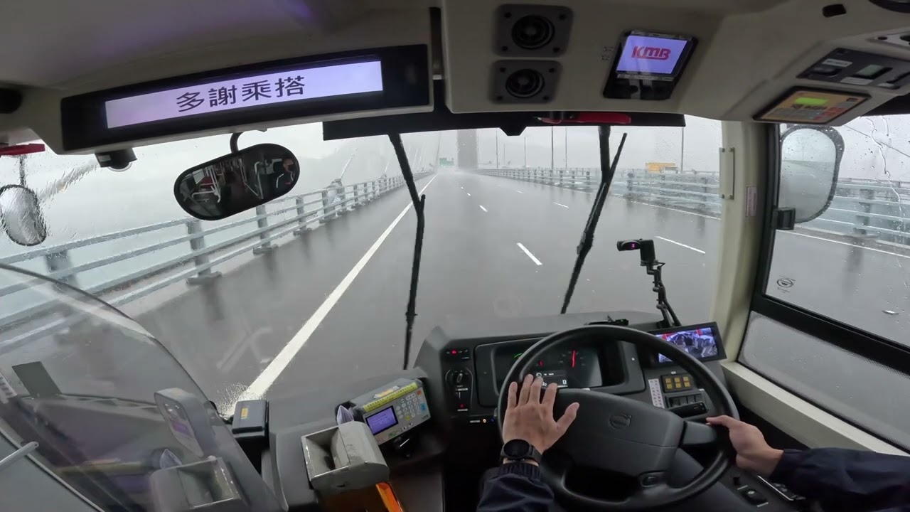 KMB 私牌 XB4584 佐敦 西九龍站 往 洪水橋（洪福邨）/// West Kowloon Station To Hung Fuk Estate (Not In Service)