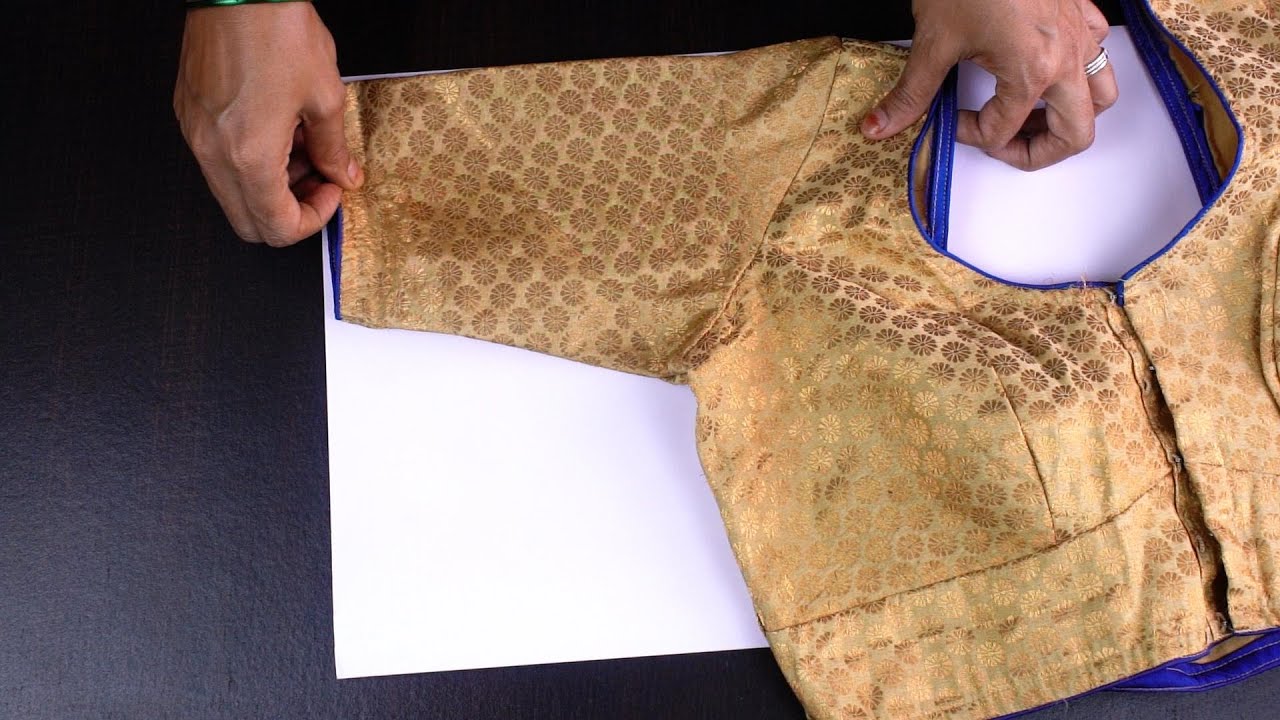 ड्रेस हो या ब्लाऊज की स्लीव्स की परफ़ेक्ट 2 प्रकार की कटिंग कैसे करे | Simple Blouse Tips