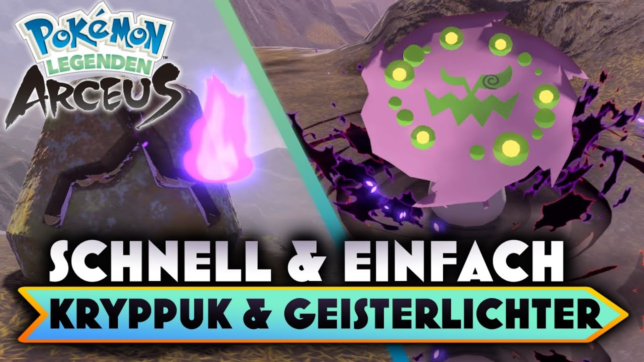 Kryppuk & ALLE Geisterlichter SCHNELL & EINFACH bekommen & finden in Pokemon Legenden Arceus