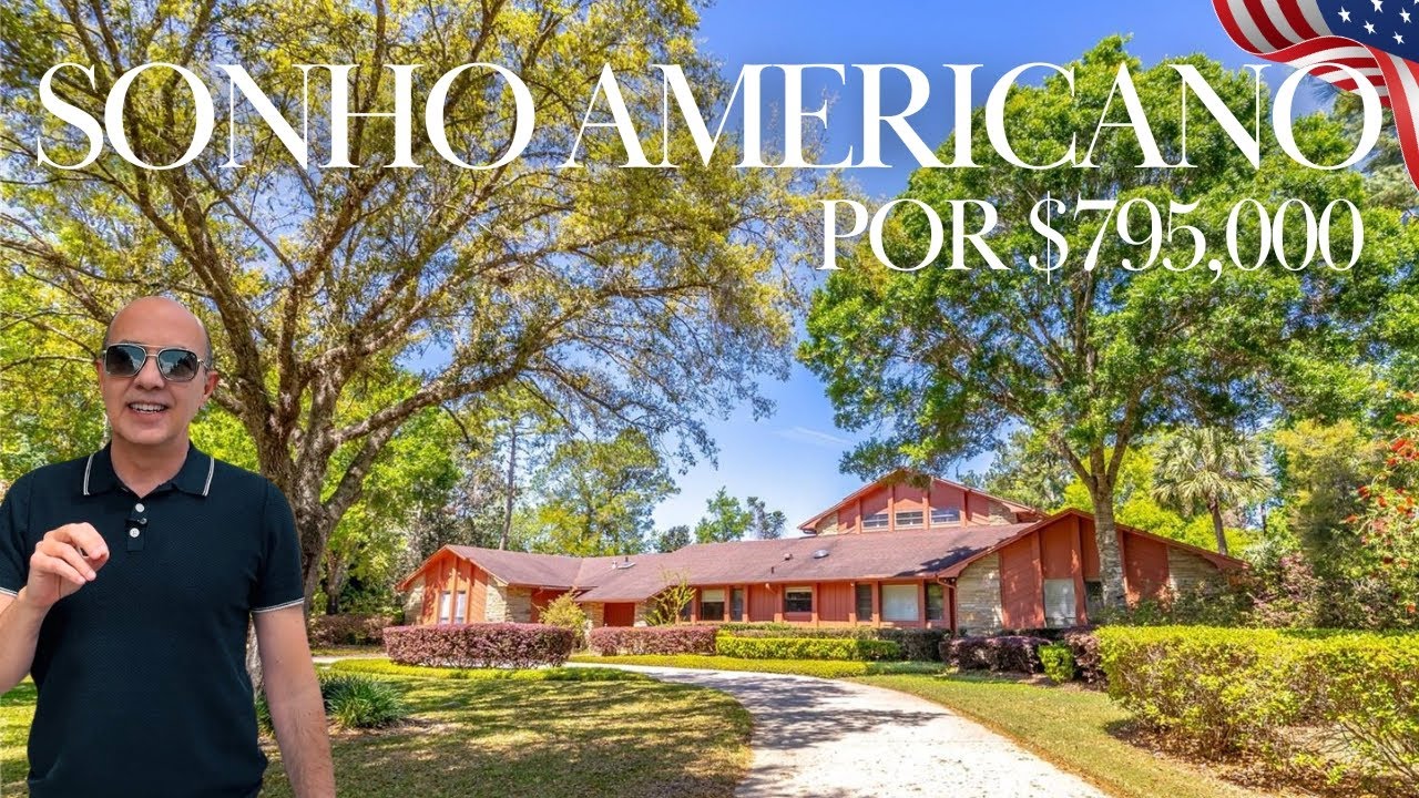 TOUR POR UMA CASA QUE É O VERDADEIRO SONHO AMERICANO EM LONGWOOD, FL! VALOR MUITO ABAIXO DO MERCADO!