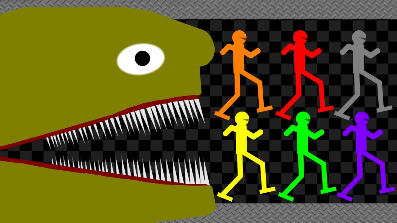 Escape From Flowerhorn Fish - Survival Stickman Race