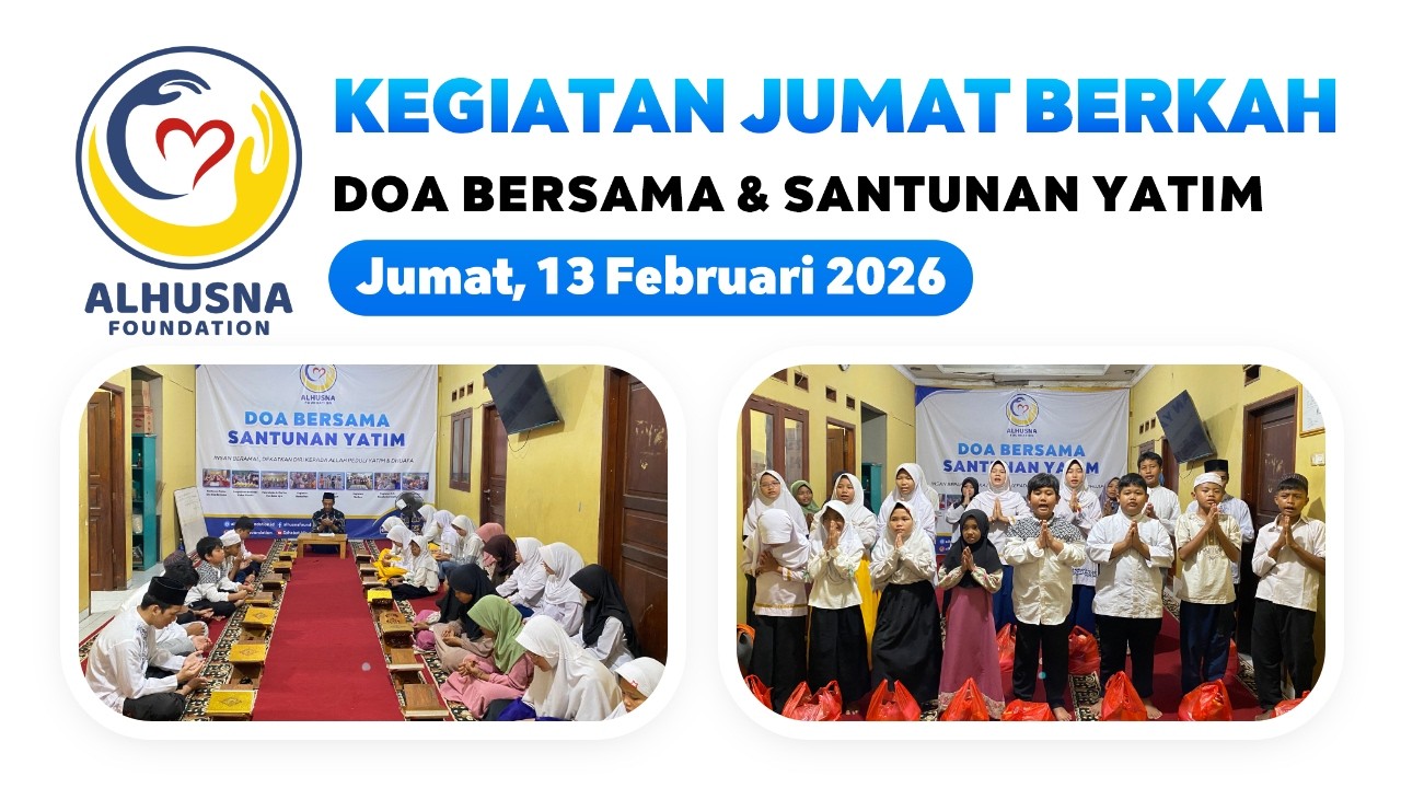 Doa bersama dan santunan yatim | 13 februari 2026