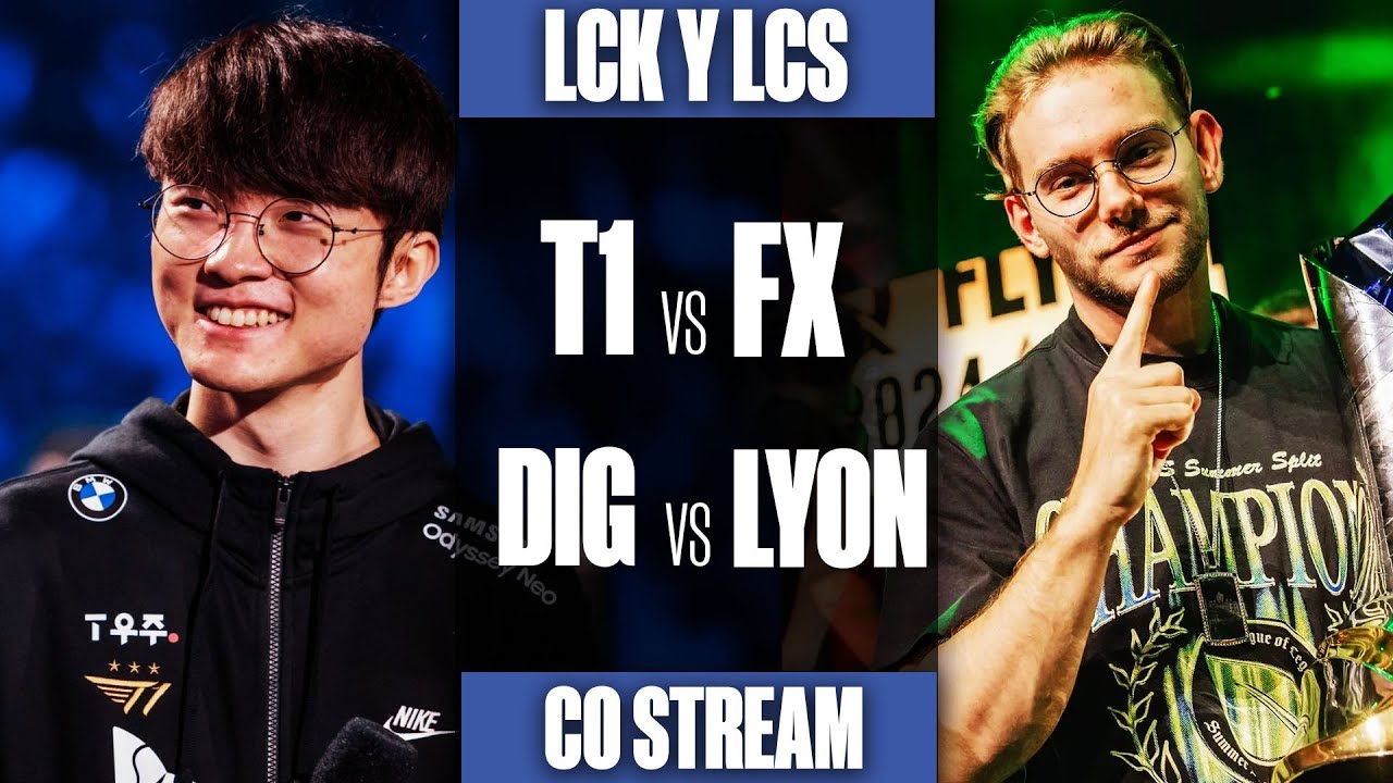 T1 vs FX Análisis 🔰ARRANCA LYON en LCS ! vs DIG 🔰 Co stream