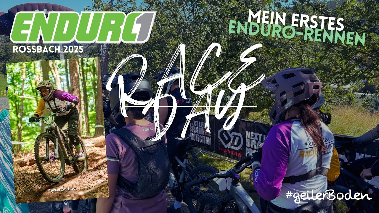 Enduro One Roßbach 2025 I Mein 1. Rennen I Raceday - gegrillt! I Was geht bei 30 Grad? #geilerBoden