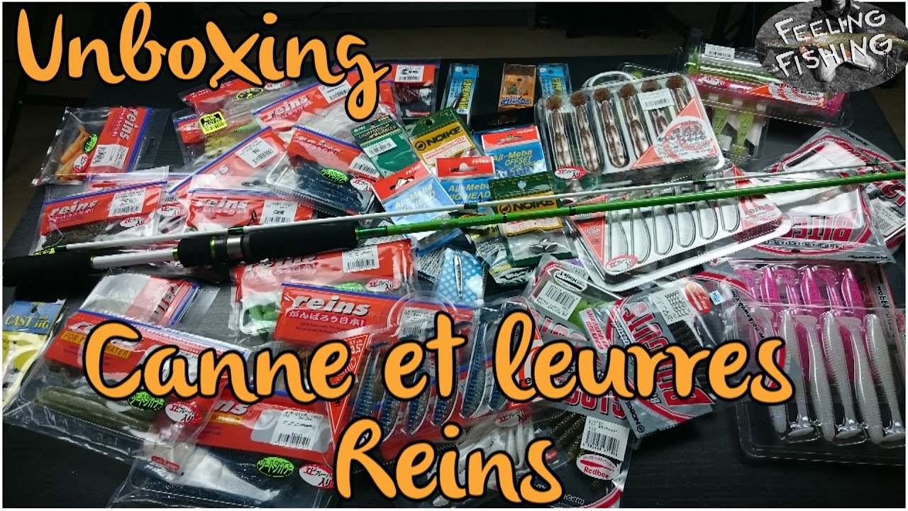 Unboxing : canne et leurres Reins