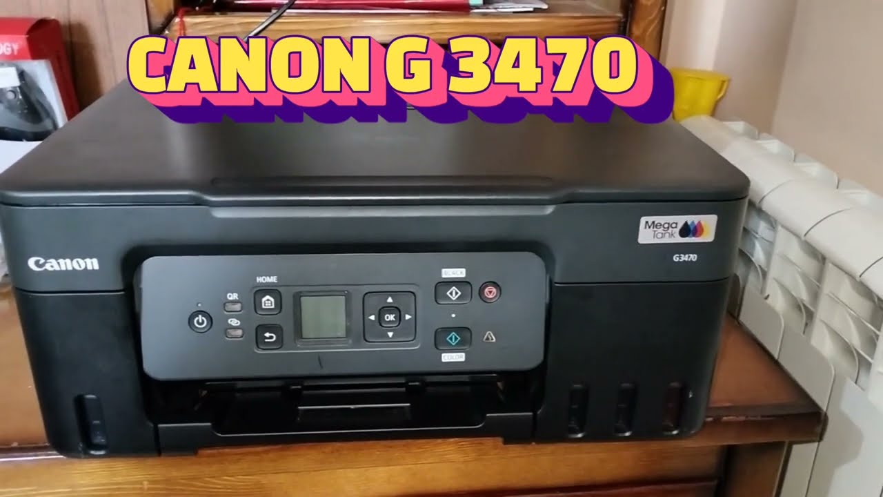 توصيل طابعة Canon G3470 بالواي فاي ومراجعتها بالكامل | Canon G3470 WiFi Setup & Full Review#canon.