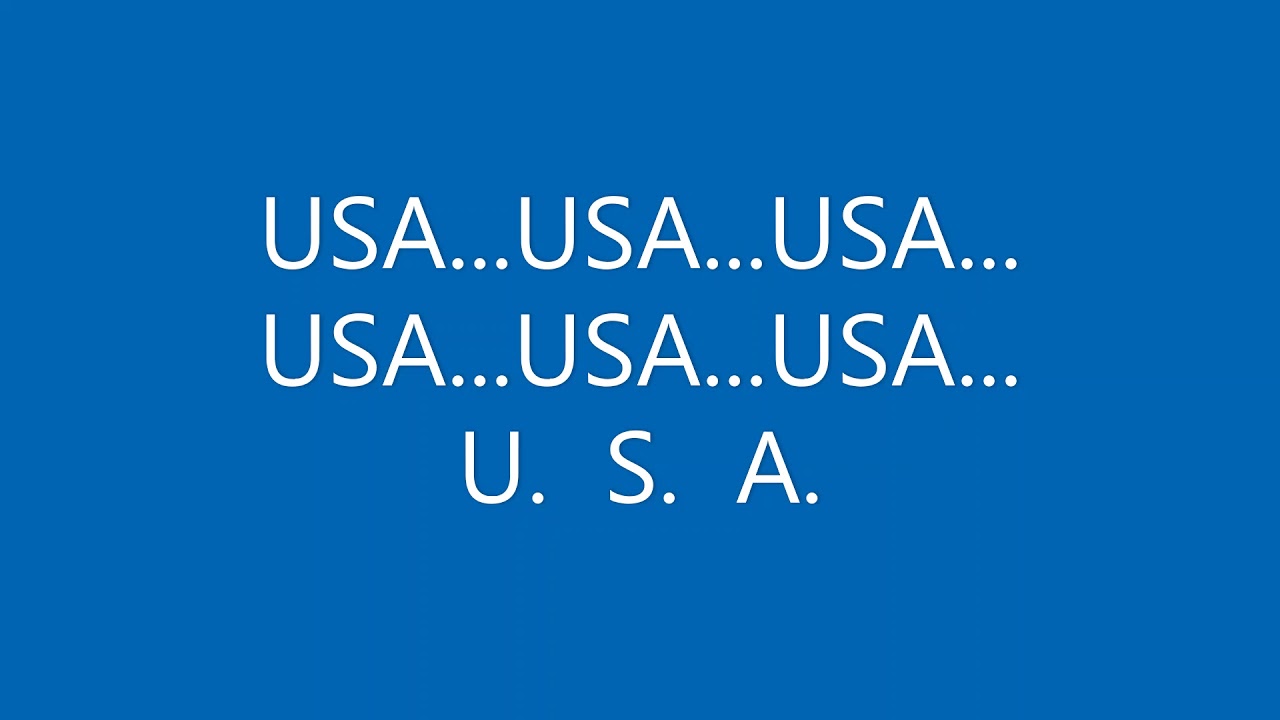 USA Chant Song