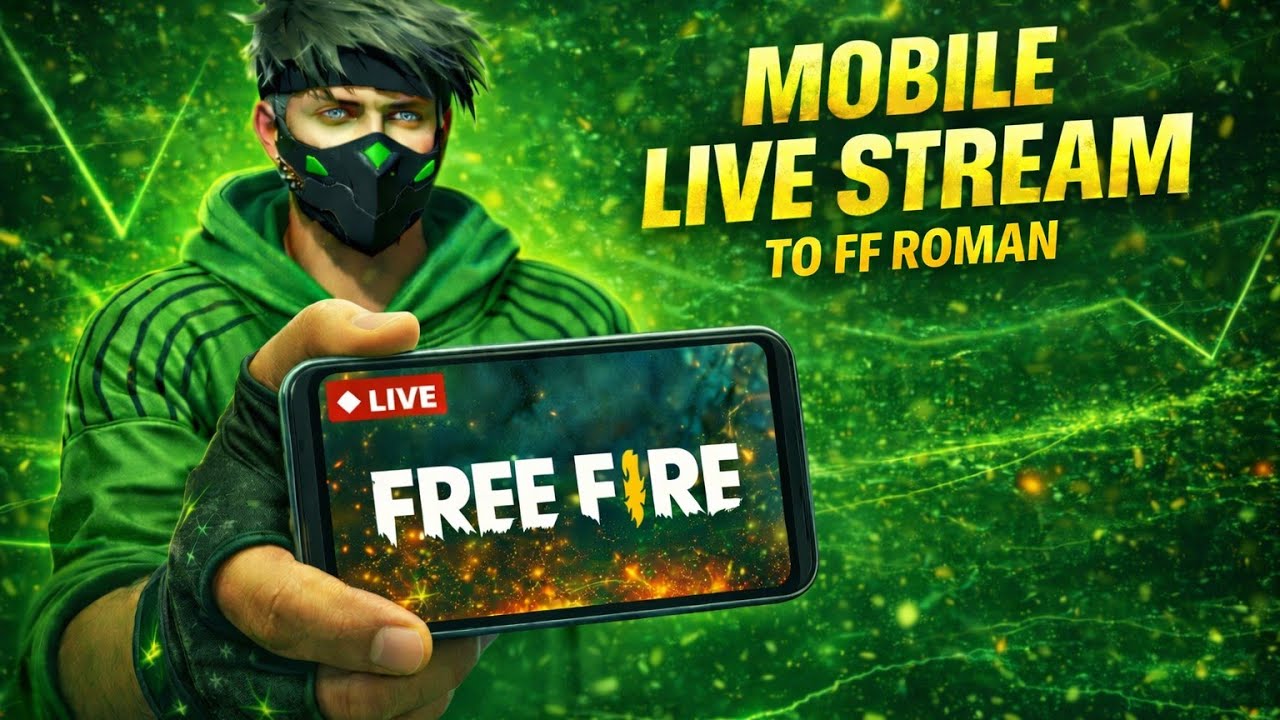 🔴 FF ROMAN LIVE 🔥 Rank Push | Custom Room | Road To 5K