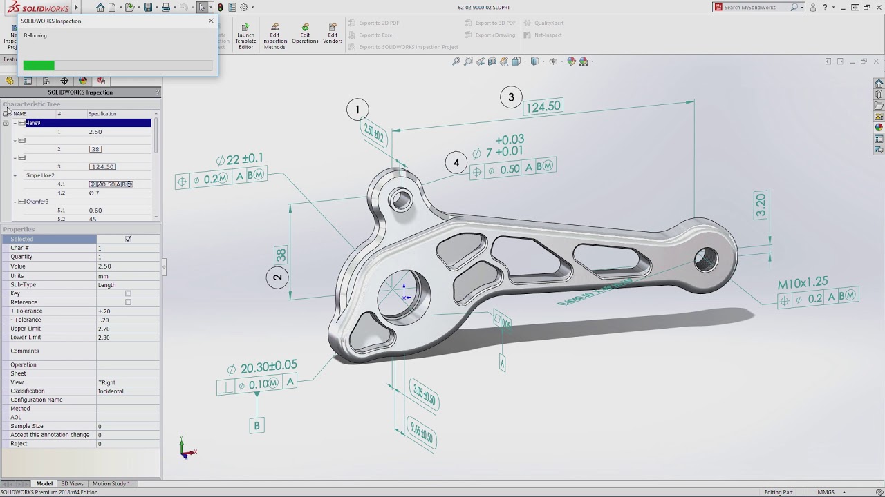 SOLIDWORKS 2018: Generate Inspection Reports Faster