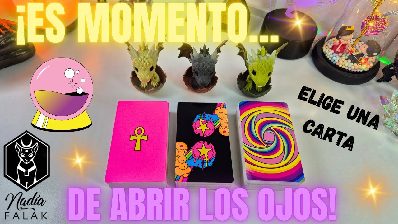 ¡Es Momento de Abrir los Ojos! 🔮¿Qué Necesitas Ver? ✨Tarot Interactivo 💜 Nadia Falak